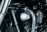 Kuryakyn 5019 Motorcycle Lighting Accessory: Engine Guard Mounted Driving Lights, Universal Fit for 1-1/4" Engine Guards/Tubing, Chrome, 1 Pair - Throttle City Cycles