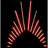 Custom Dynamics TruFLEX LED Integrated Turn/Brake/Run Lighting Strip - 25 Amber/65 Red/25 Amber with Clear Tube TF115ARC - Throttle City Cycles