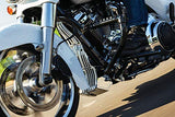 Kuryakyn 6419 Motorcycle Accent Accessory: Precision Upper Frame Cover for 2017-19 Harley-Davidson Motorcycles, Chrome - Throttle City Cycles