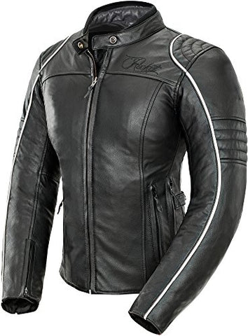 Joe Rocket Lira Women's Street Motorcycle Jackets - Black/White/Medium - Throttle City Cycles