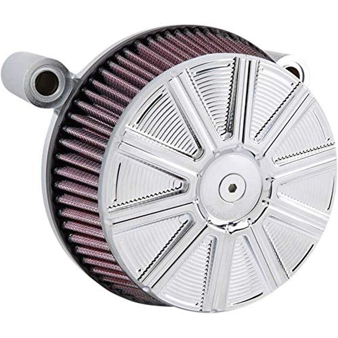 Arlen Ness 18-316 Big Sucker Stage I Air Filter Kit with Cover - 10-Gauge - Chrome - Throttle City Cycles