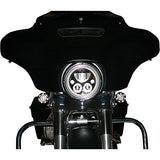 Custom Dynamics TruBEAM 7&Prime, LED Headlight Black CDTB-7-B - Throttle City Cycles