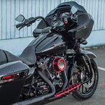 Arlen Ness 18-170 Red Method Clear Series Air Cleaner - Throttle City Cycles