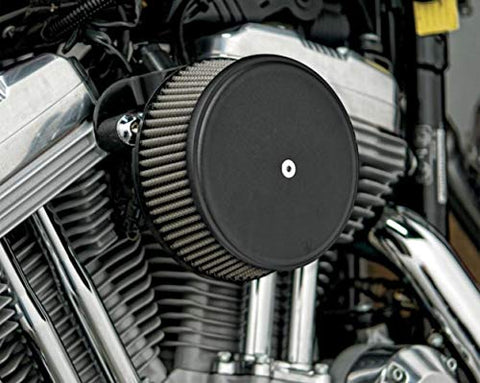 Arlen Ness 18-327 Black Big Sucker Stage I Air Filter Kit with Cover - Throttle City Cycles