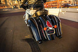 Kuryakyn 5670 Motorcycle Accent Accessory: Saddlebag Trim Top for 2014-19 Indian Motorcycles, Chrome - Throttle City Cycles