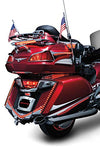 Kuryakyn 3237 Motorcycle Lighting Accessory: Vertical Rear LED Running/Brake Light Strips with Red Lenses for 2012-17 Honda Gold Wing GL1800 & F6B Motorcycles, Chrome, 1 Pair - Throttle City Cycles