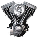 S&amp,S Cycle S&S Cycle V124 V Series Complete Wrinkle Black Engine 31-9885 - Throttle City Cycles