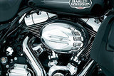 Kuryakyn 8407 Scarab Air Cleaner Cover for 2001-15 Harley-Davidson Motorcycles, Chrome - Throttle City Cycles