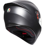 AGV K-1 Helmet (Matte Black) - Throttle City Cycles