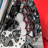 Arlen Ness Front Right 6 Piston Caliper for 11.8" Rotors Chrome 02-216 - Throttle City Cycles