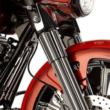 Arlen Ness Black Ness Fork Boot Cover - Throttle City Cycles