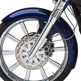 Arlen Ness 20-012 Chrome Ness Fork Boot Cover - Throttle City Cycles