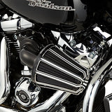 Arlen Ness Monster Big Sucker Intake Cover (10-Gauge) (Black) - Throttle City Cycles