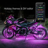 XKGLOW XK-Chrome-KIT Bluetooth Upgrade Controller (Multi-Color RGB LED Xkchrome Smartphone App-Enabled,Universal for RGB LEDs for Car Truck Motorcycle Under Glow) - Throttle City Cycles