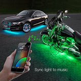 XKGLOW XK-Chrome-KIT Bluetooth Upgrade Controller (Multi-Color RGB LED Xkchrome Smartphone App-Enabled,Universal for RGB LEDs for Car Truck Motorcycle Under Glow) - Throttle City Cycles