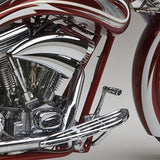Arlen Ness 06-470 Chrome Ness-Tech Footpegs And Shift Peg - Throttle City Cycles