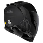 icon airflite mips stealth helmet Ultraflite Rizz Rizz Helmet, black, Size XL for Men Dark Smoke Fliteshield with positive lock alongside a Dark Smoke Dropshield Airflite MIPS Stealth Helmet -