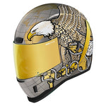 Icon Airform Semper Fi - Gold Helmet - Throttle City Cycles