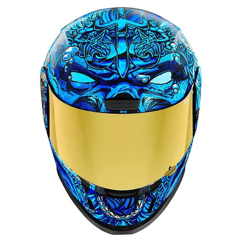 icon airform ships company helmet Icon Airform Ships Company Blue Helmet