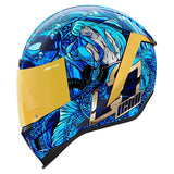 Icon Airform Ships Company Blue Helmet - Throttle City Cycles