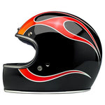 Biltwell Gringo ECE Helmet (Dice Flames) - Throttle City Cycles