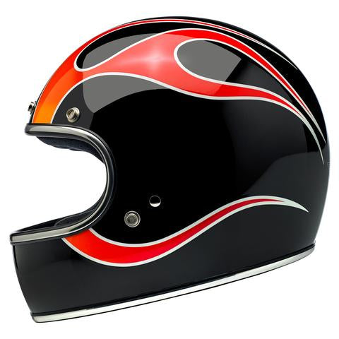 Biltwell Gringo ECE Helmet (Dice Flames) Biltwell Gringo ECE Helmet (Dice Flames)