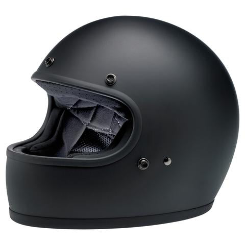 Biltwell Gringo ECE Helmet (Flat Black) - Throttle City Cycles
