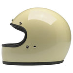 Biltwell Gringo ECE Helmet (Gloss Vintage White) - Throttle City Cycles