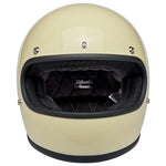 Biltwell Gringo ECE Helmet (Gloss Vintage White) - Throttle City Cycles