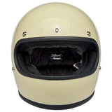 Biltwell Gringo ECE Helmet (Gloss Vintage White) - Throttle City Cycles