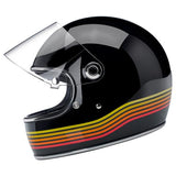 Biltwell Gringo S ECE Helmet (Gloss Black Spectrum) - Throttle City Cycles