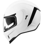 Icon Airform Solid Color Helmet Black, Matte Black, White - Throttle City Cycles