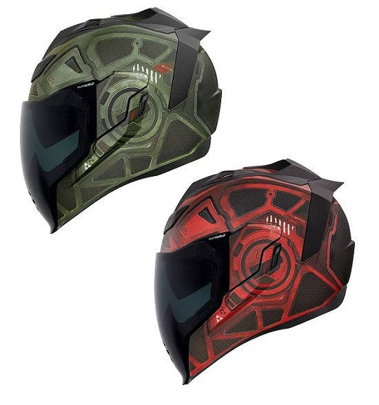 icon airflite helmet green Icon Airflite Blockchain Helmet