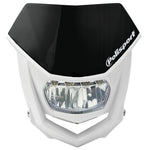 Polisport Halo Headlight Black/LED Bulbs 8667100002 - Throttle City Cycles