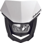 POLISPORT HEADLIGHT HALO WHITE 865740001 - Throttle City Cycles