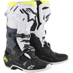 Alpinestars Tech 10 Boots (Black/White/Yellow) - Throttle City Cycles